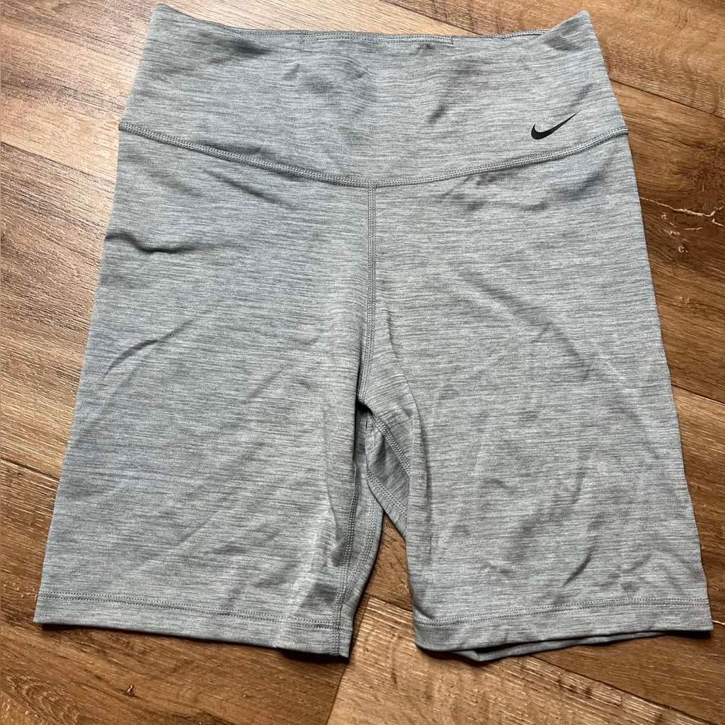 Nike Dri-Fit Bike Shorts Athletic Training Shorts Gray Medium